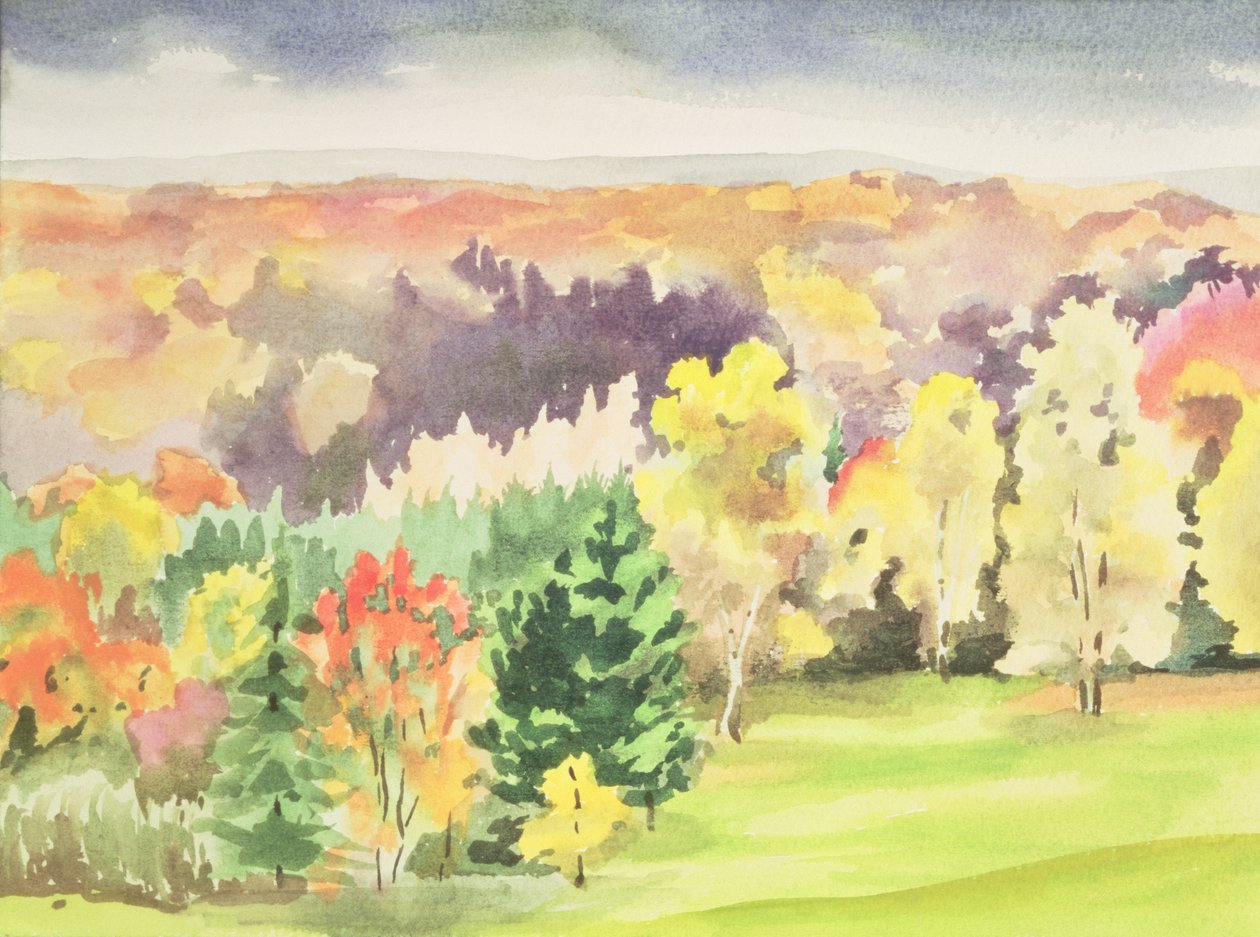 No.64 Autumn, Beaufays, Liege, Belgia (wc) av Izabella Godlewska de Aranda