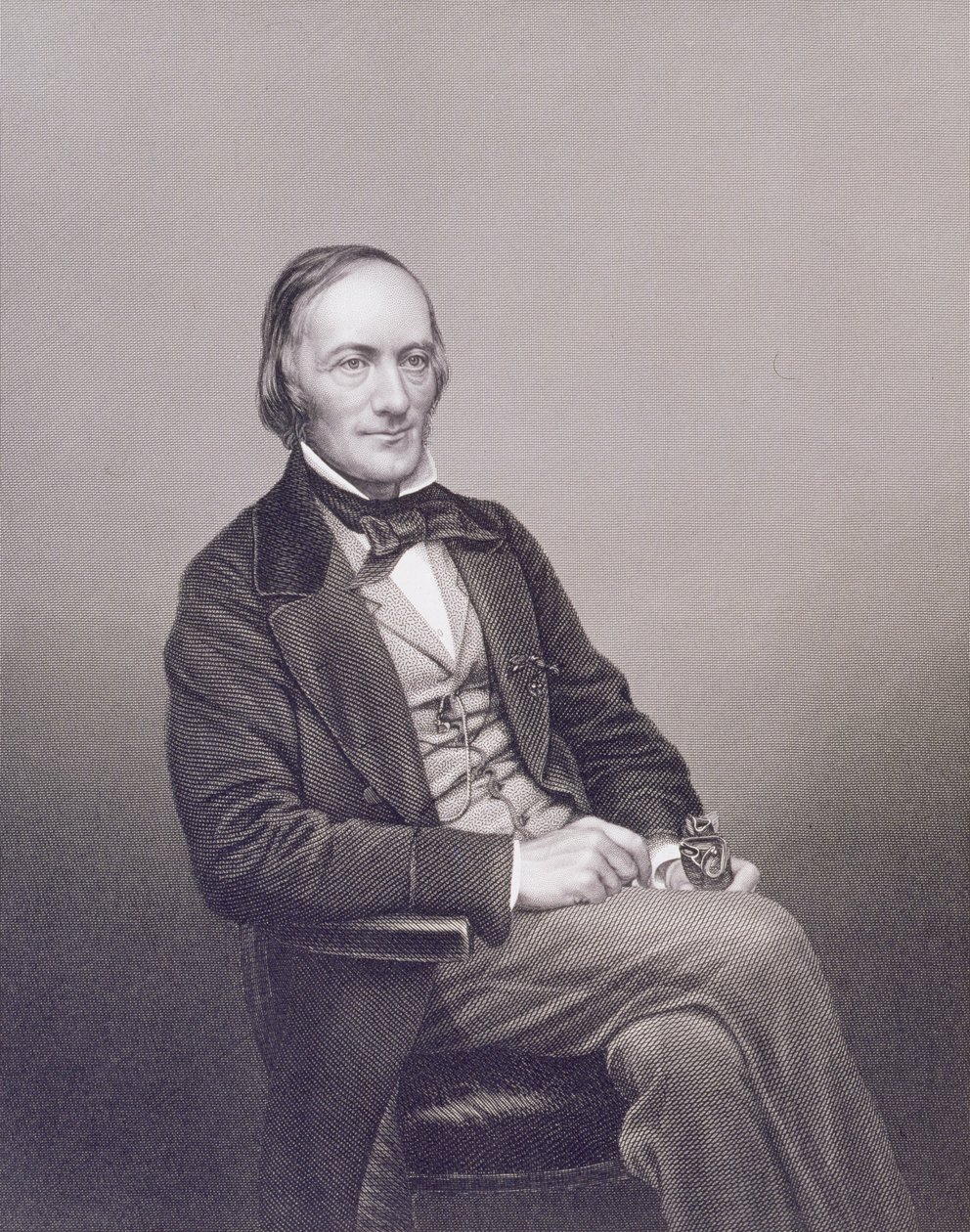 Professor Owen, fra The Drawing-Room Portrait Gallery of Eminent Personages, 1861 (stålgravering) av J. and C. Watkins