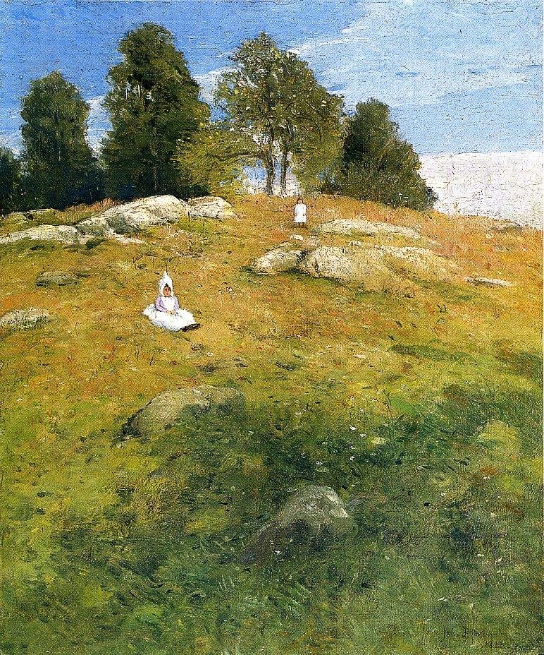 Sommer ettermiddag, Shinnecock landskap av J. Alden Weir