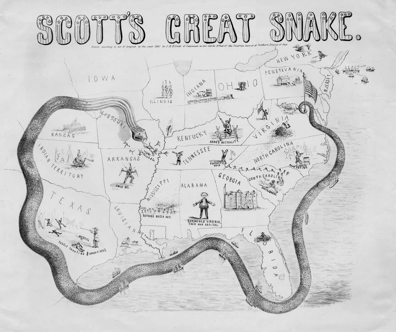 Scotts store slange, publisert i Cincinnati, 1861 av J. B. Elliott