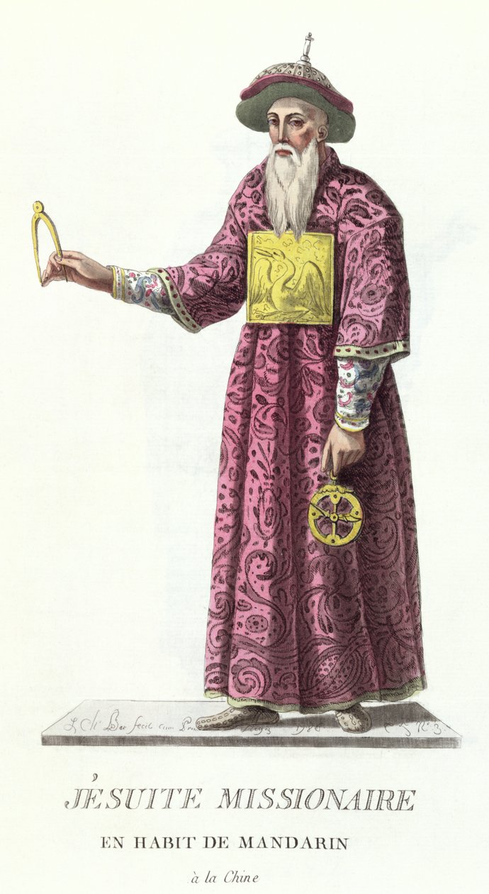 Jesuittmisjonær i Mandarin Costume, fra 