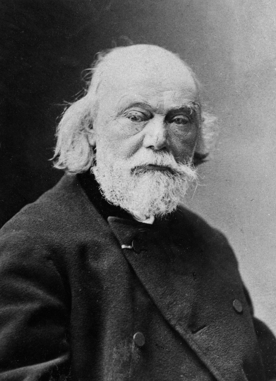 Portrett av Auguste Barthélemi Glaize, ca. 1890 av J. E. Tourtin