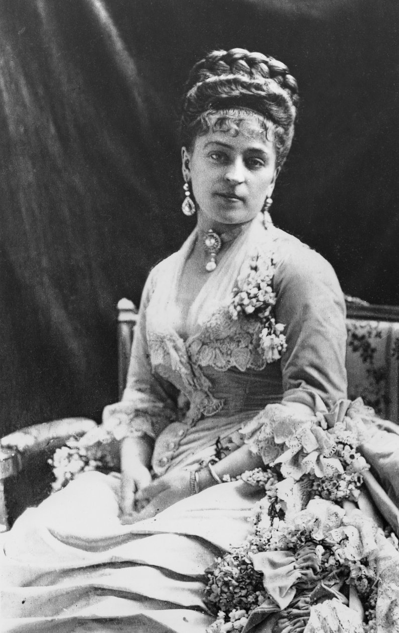 Portrett av Blanche Adeline Pierson av J. E. Tourtin
