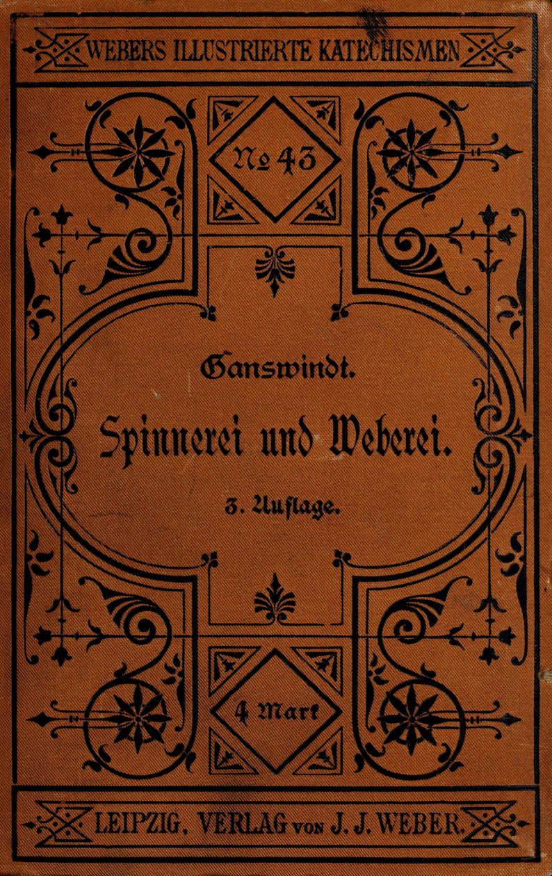Binding av nr. 43 i serien Webers illustrerte katekismer av J. J. Weber