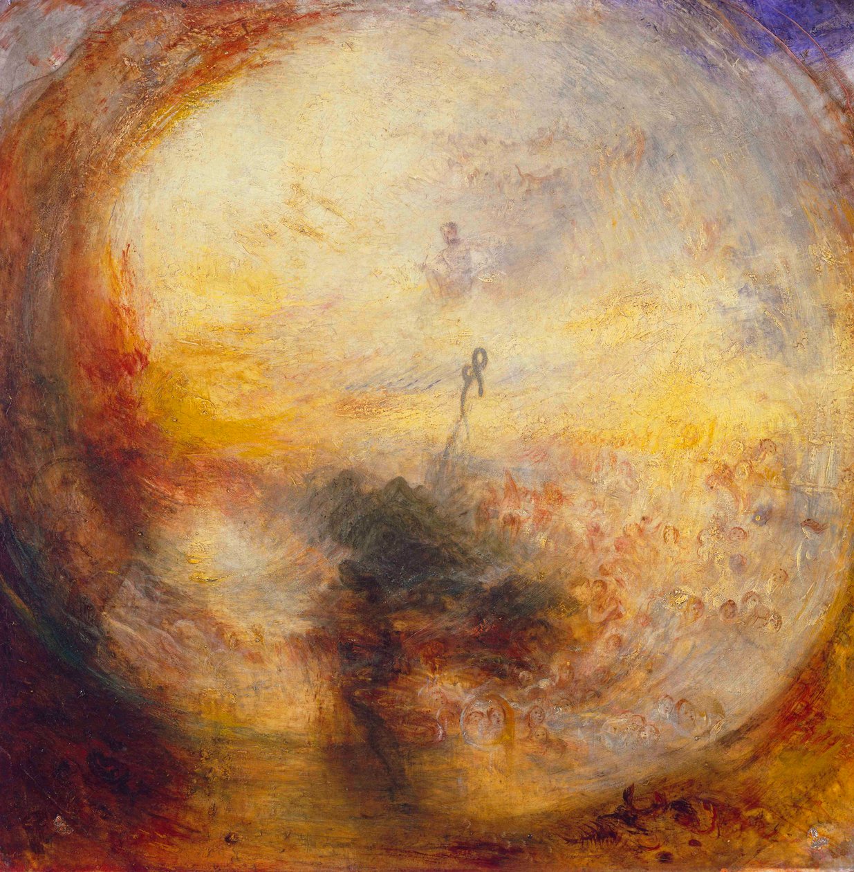 Lys og farge (Goethes teori) - Morgenen etter syndfloden - Moses som skrev 1. Mosebok av Joseph Mallord William Turner