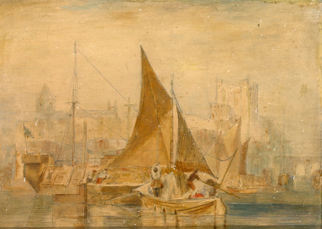 Rochester på Medway av Joseph Mallord William Turner