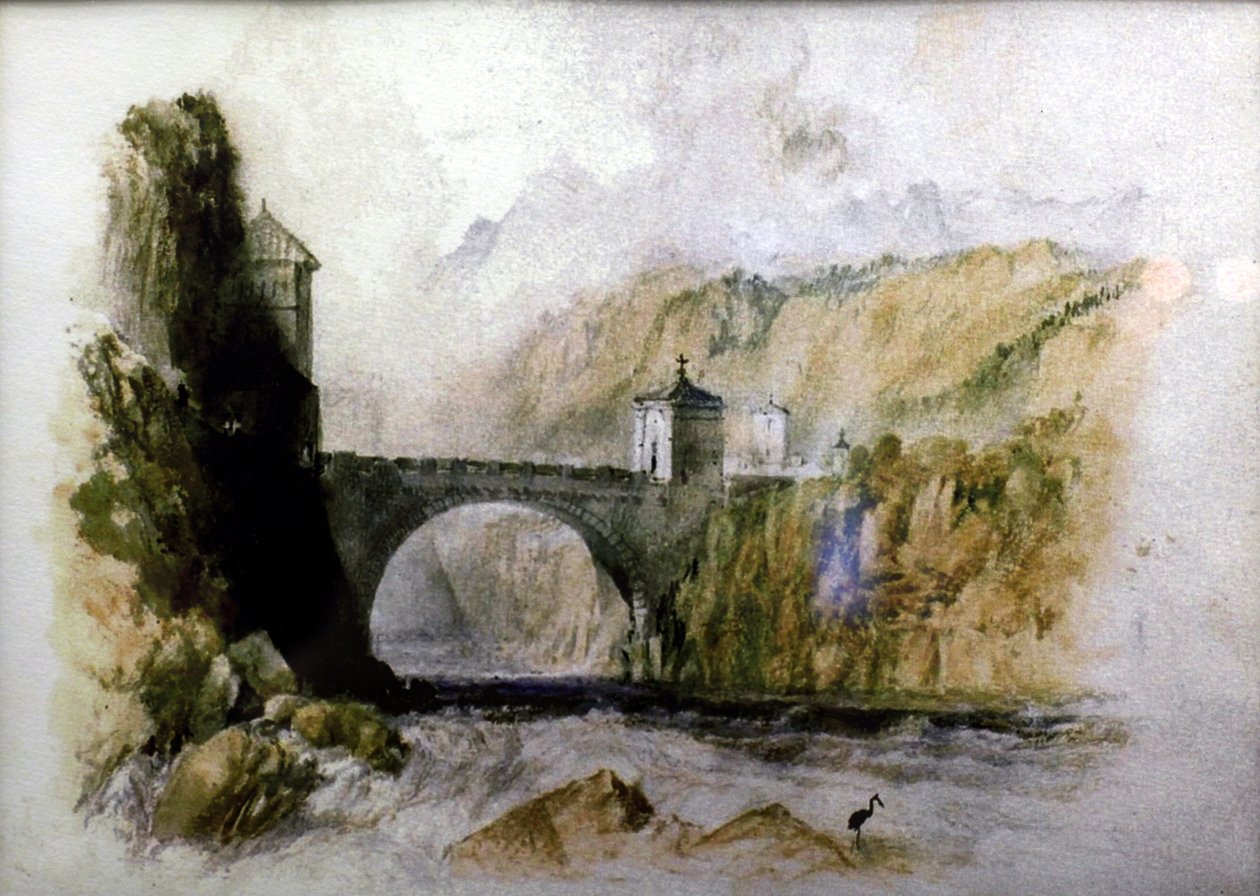 Saint-Maurice-broen av Joseph Mallord William Turner
