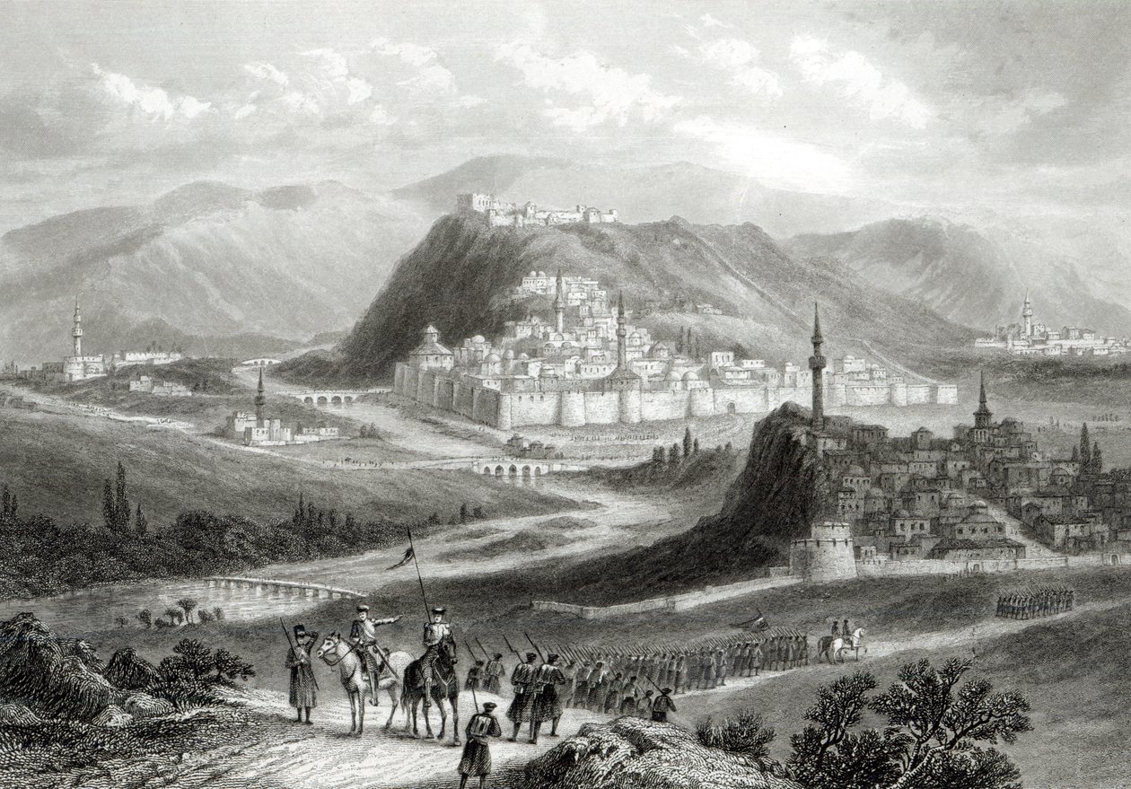 Kars, gravert av J. Godfrey, ca. 1860 av John Ramage