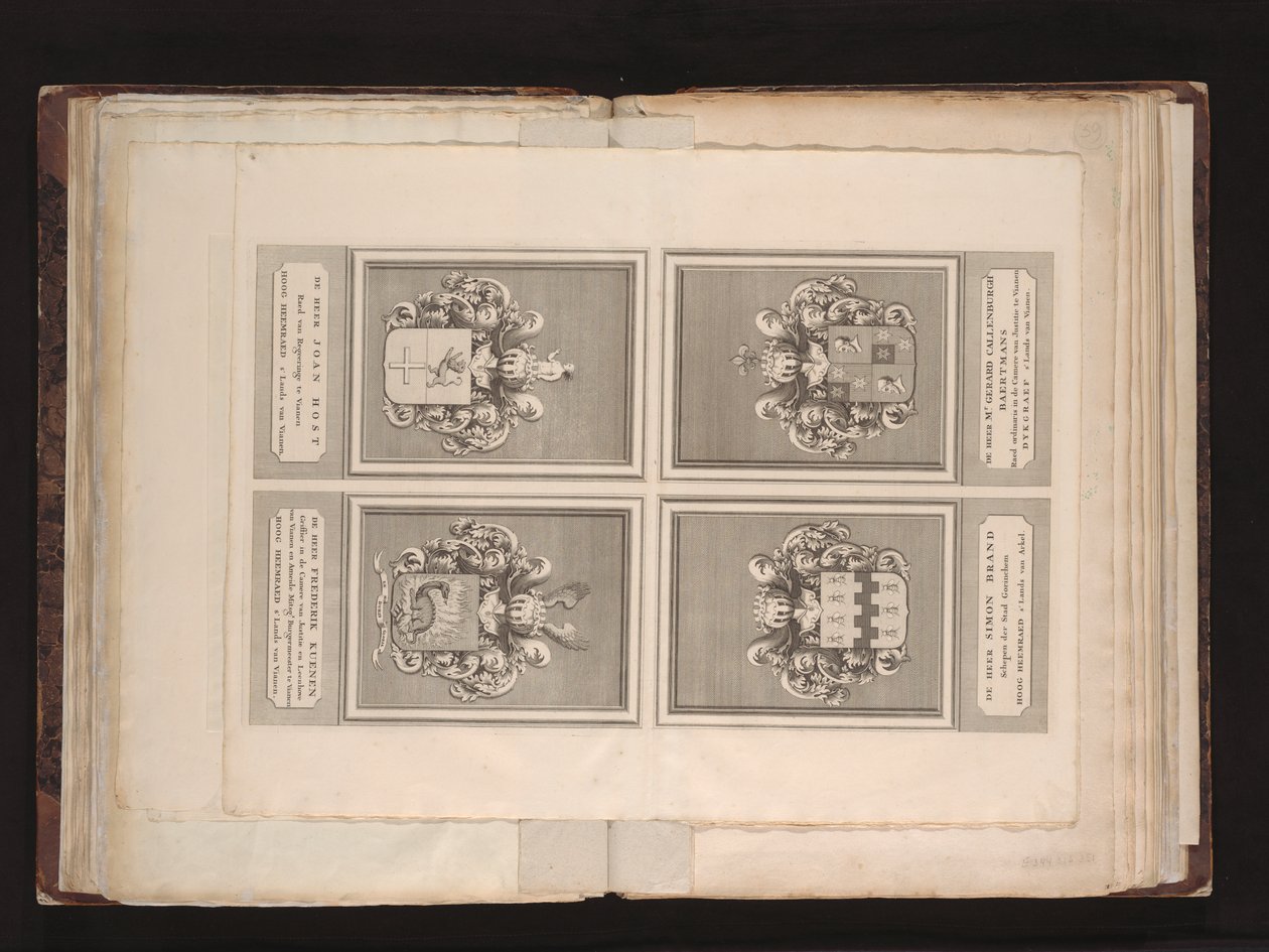 Nytt kart over Five Heeren Landen som ligger mellom den Thief og Zouwen Dyk/brakt frem i lyset og utgitt av Reinier og Iosua Ottens, kartselgere i Amsterdam 1741 av J. van Jagen