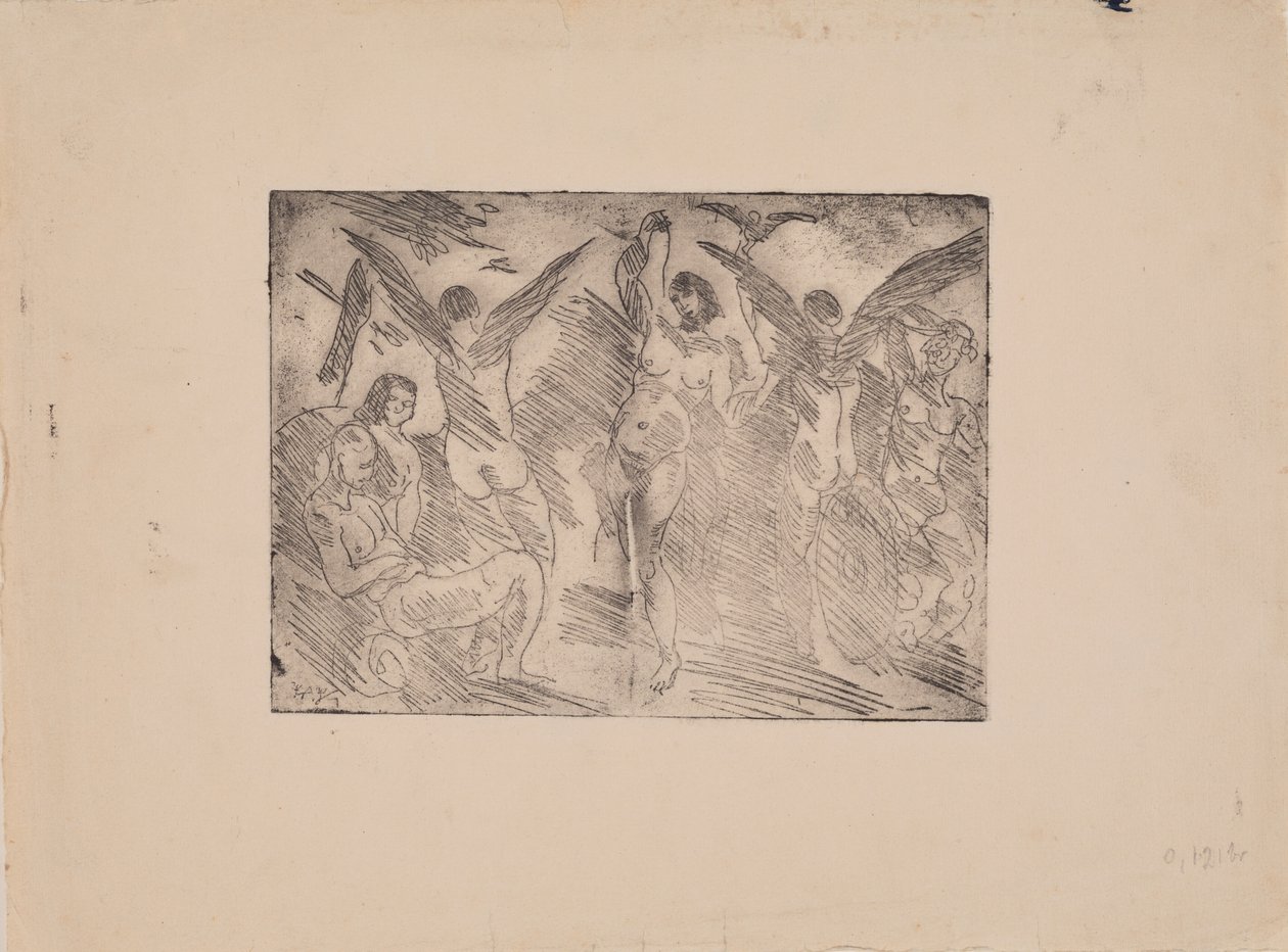 Allegorisk komposisjon av J.A. Jerichau