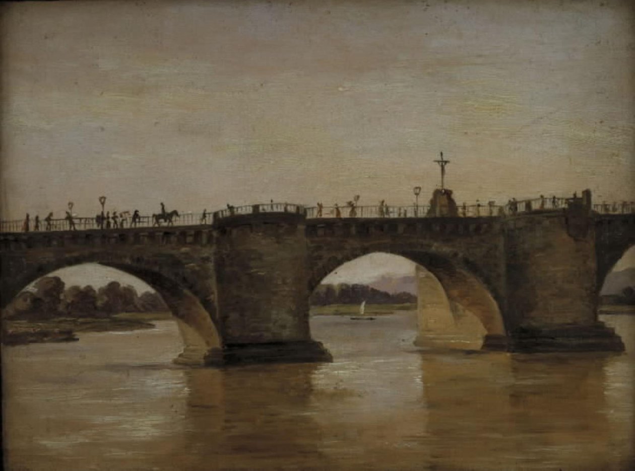 Augustus-broen i Dresden av Johan Christian Dahl