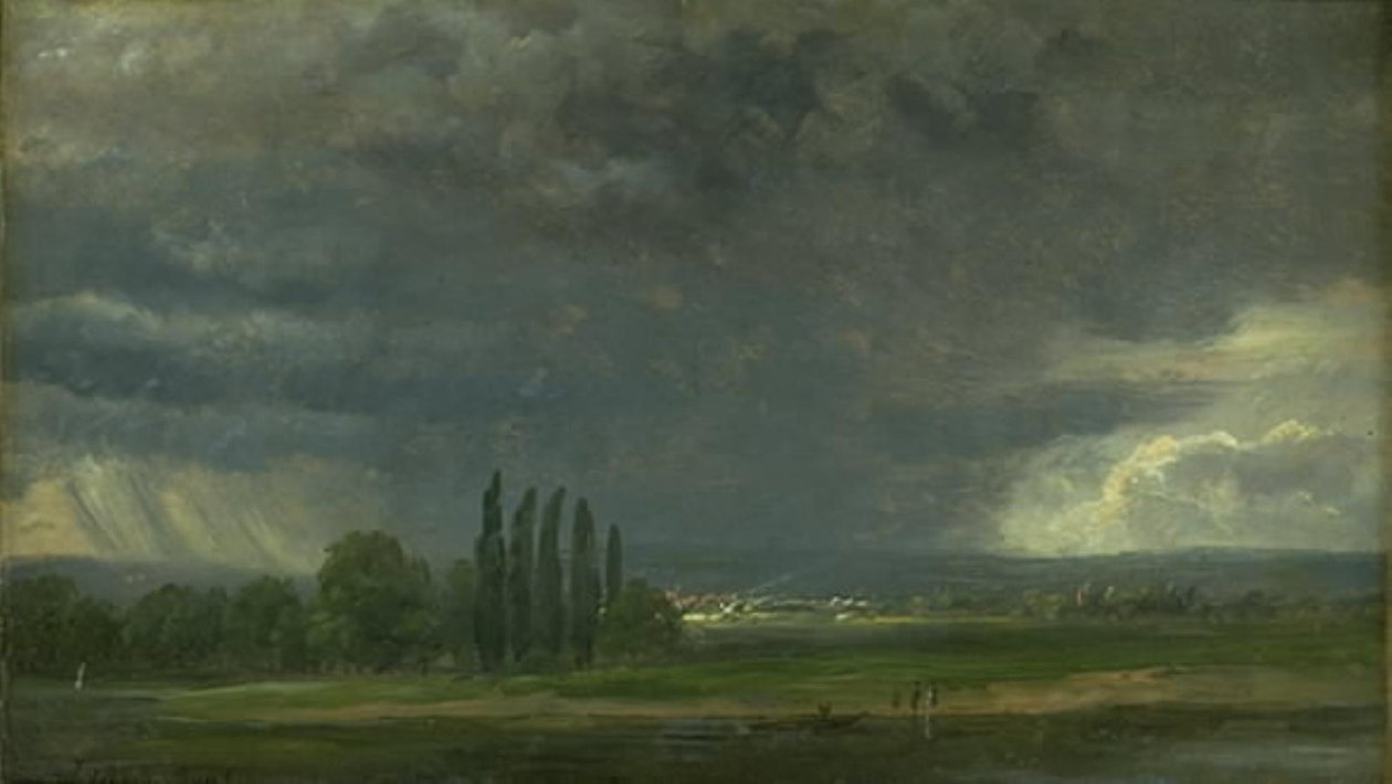Elbe-dalen nær Dresden av Johan Christian Dahl
