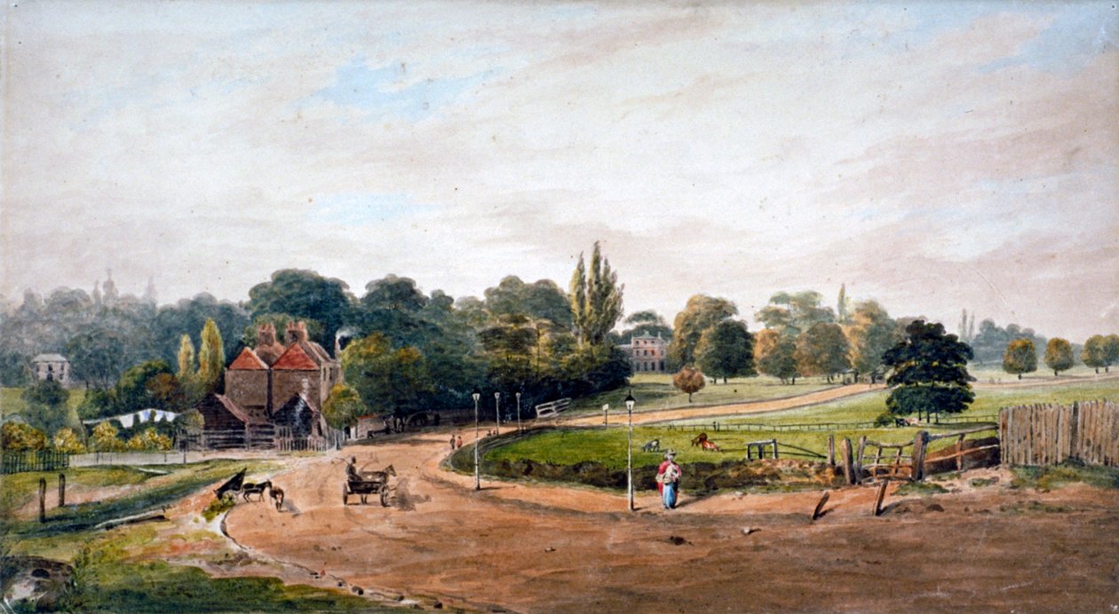 Lordship Lane, Camberwell, London, c1860 av JC Mandy