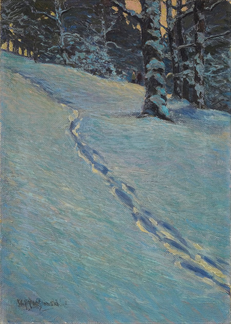 Morgen etter snø, High Park av J.E.H. MacDonald