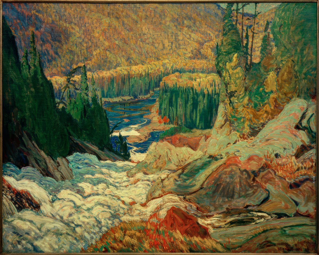 Falls, Montreal River av J.E.H. MacDonald
