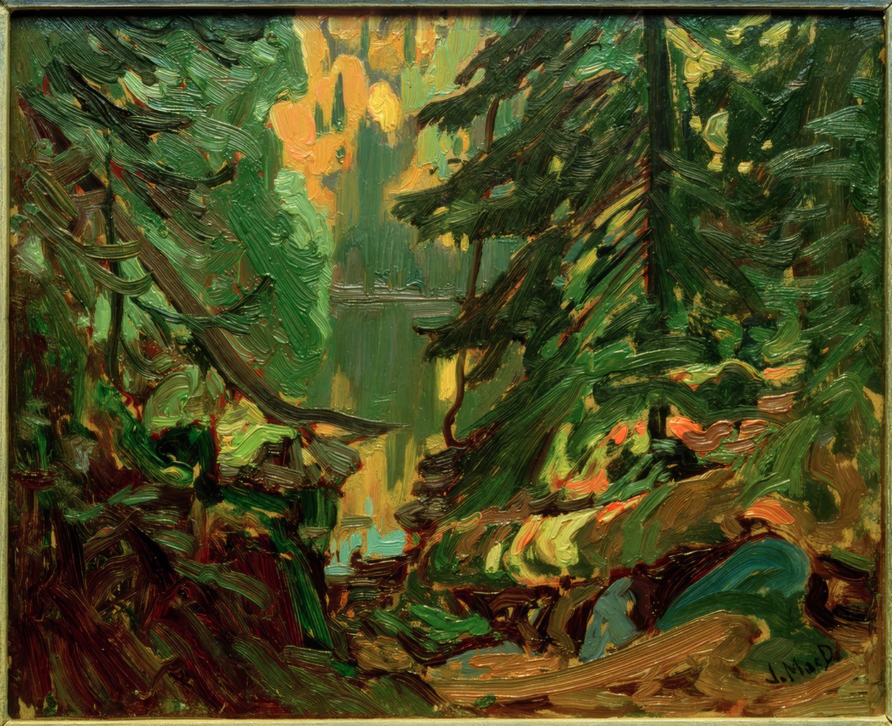 Nær Montreal Lake, Algoma av J.E.H. MacDonald