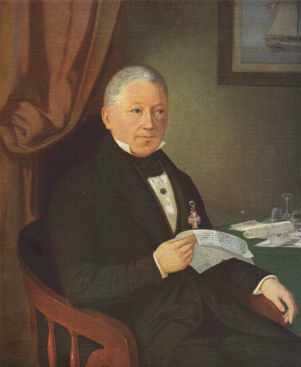 Portrett av Jacob Holm (1770-1845) av J.F. Møller