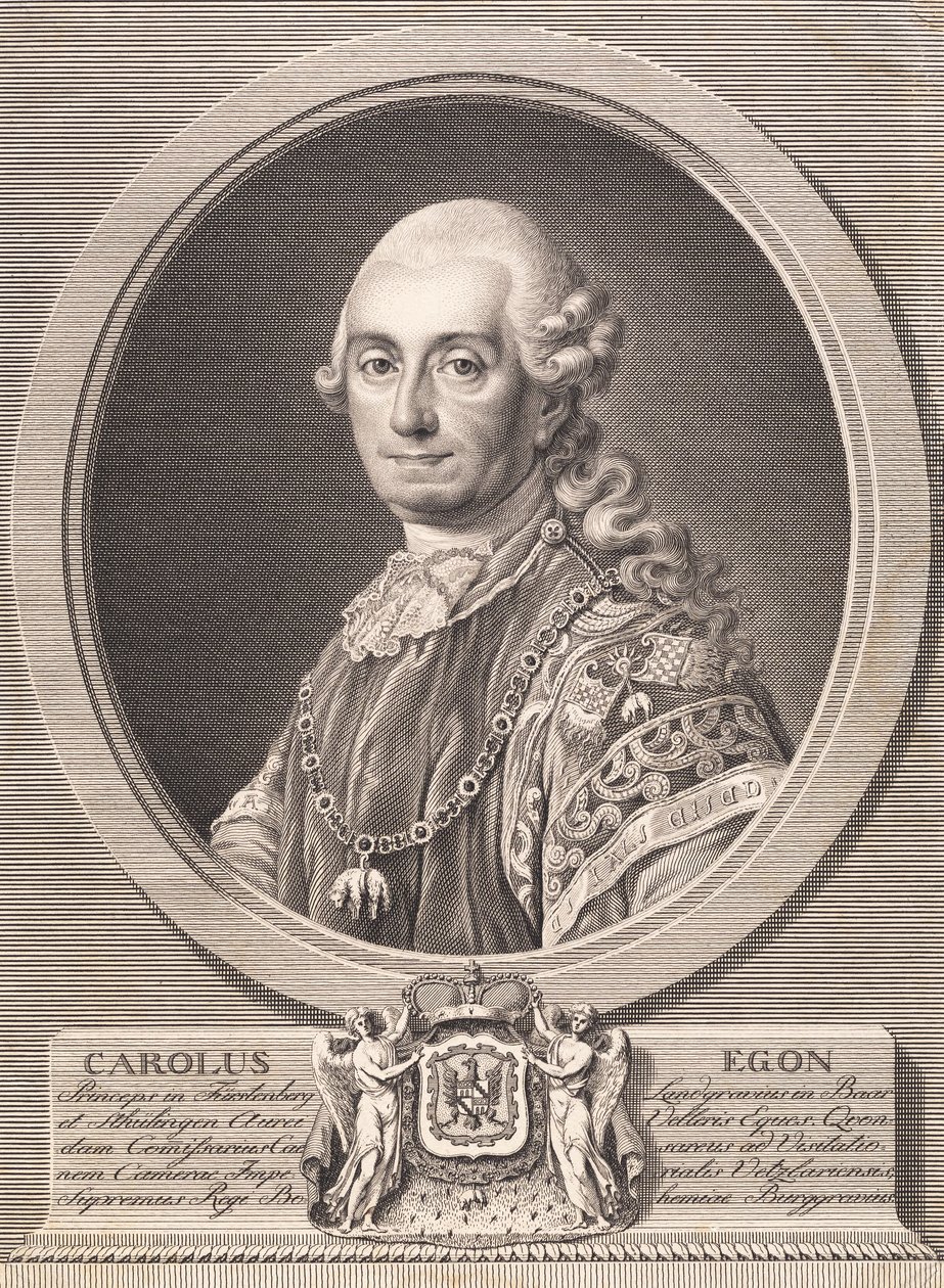 Carl Egon, prins av Fürstenberg av J.F. Clemens