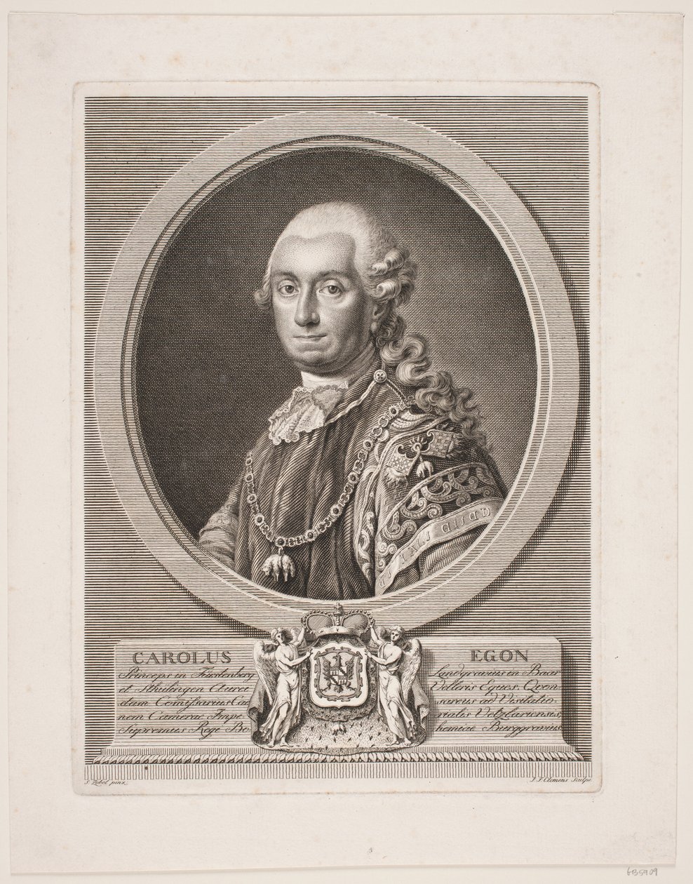 Carl Egon, prins av Fürstenberg av J.F. Clemens