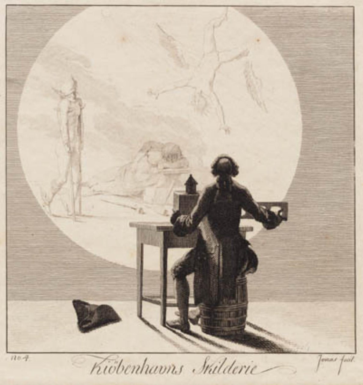 "Kiøbenhavns Skilderie", nr. 4 av J.F. Clemens