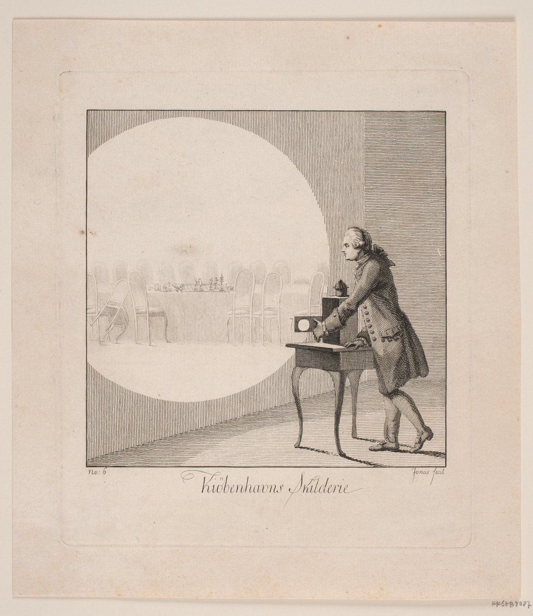 "Kiøbenhavns Skilderie", nr. 6 av J.F. Clemens