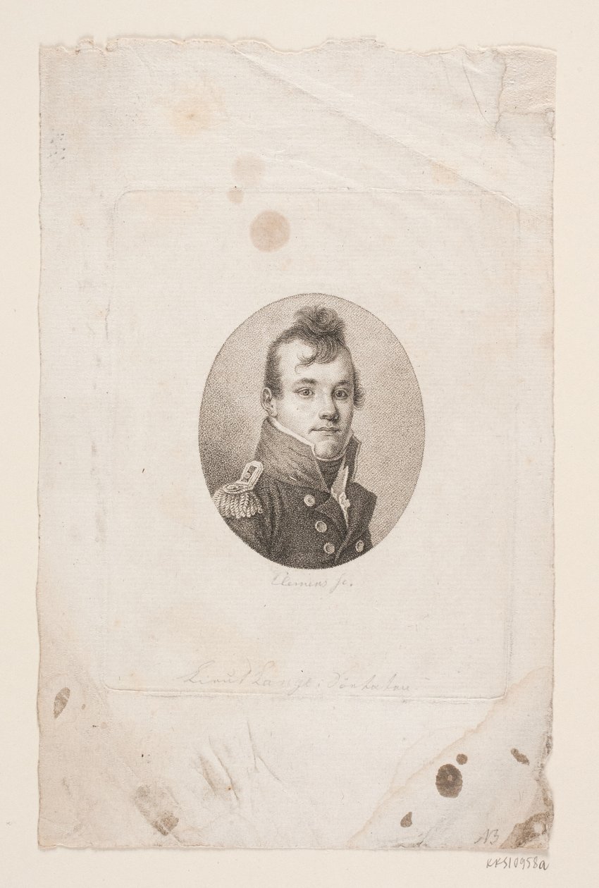 Løytnant Ole Christian Lange av J.F. Clemens