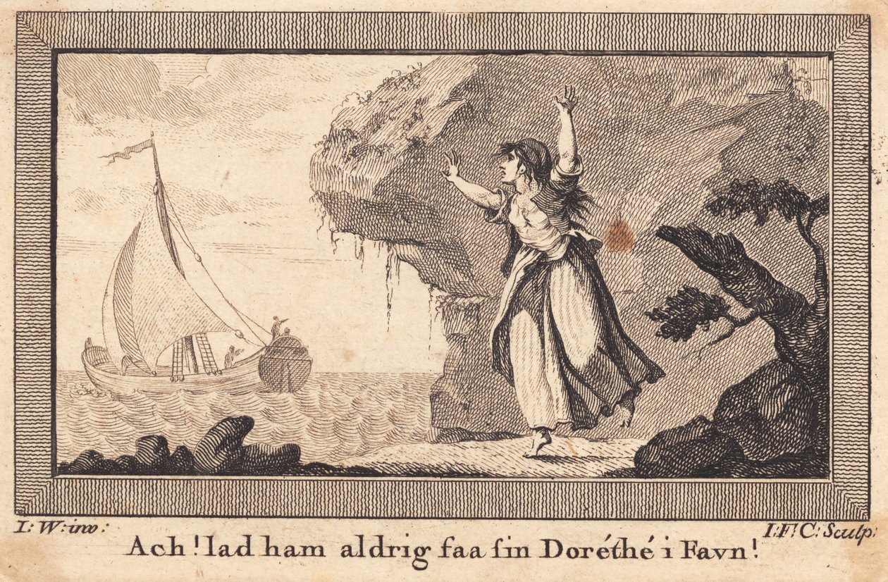 Nille løper mellom steinene av J.F. Clemens