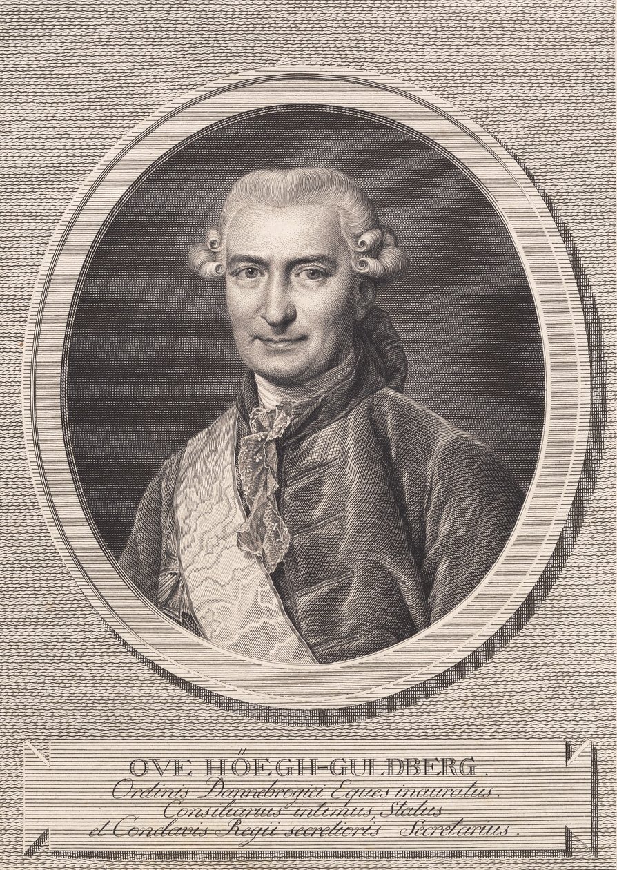 Portrett av Ove Høegh-Guldberg av J.F. Clemens