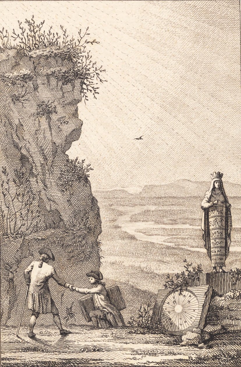 Tittel kobber for Olavides av J.F. Clemens