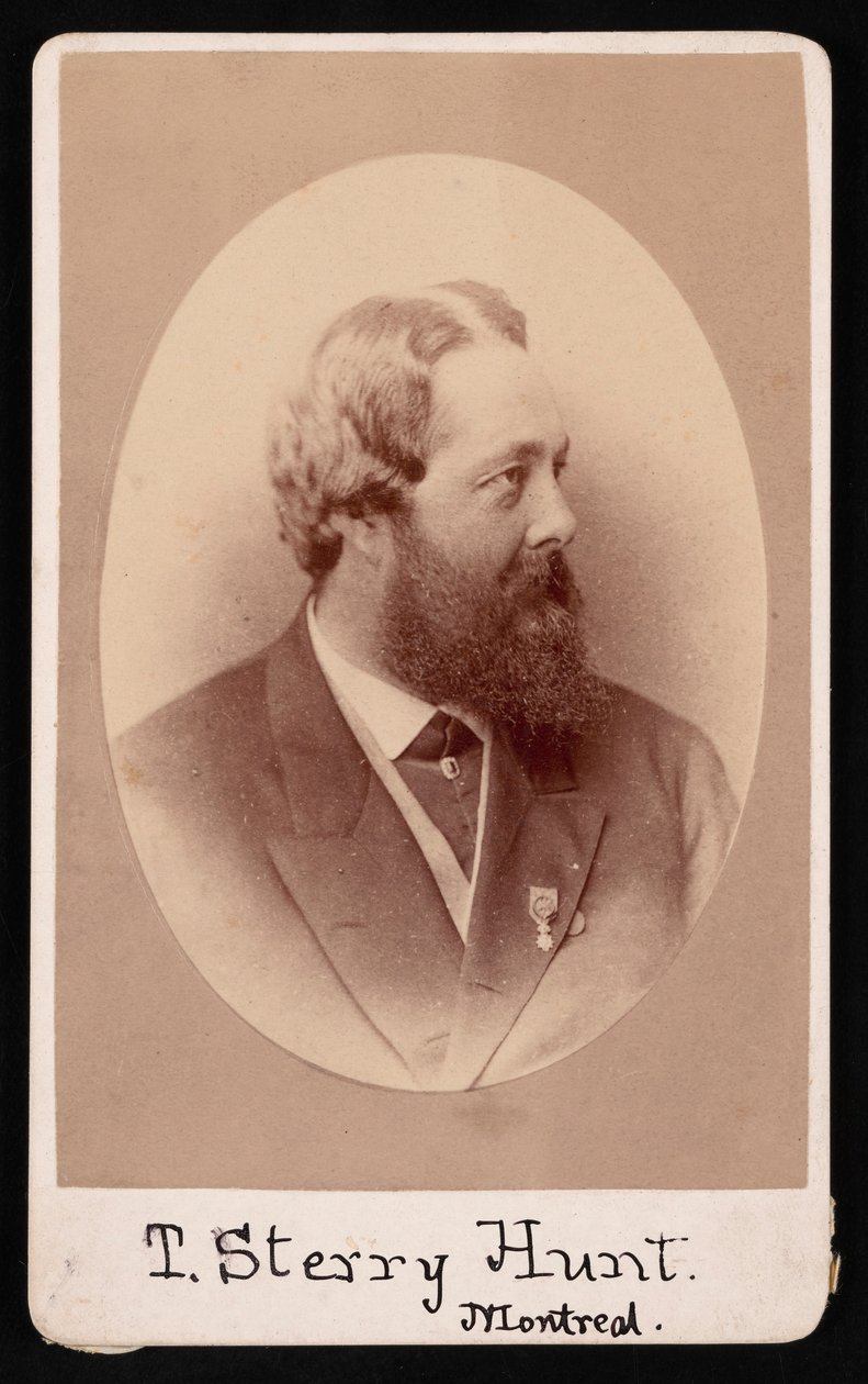 Portrett av Thomas Sterry Hunt 1826-1892, før 1892. av JG Parks