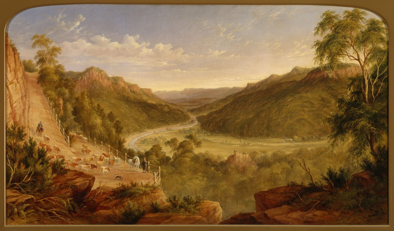 Burragorang -dalen nær Picton av J.H. Carse