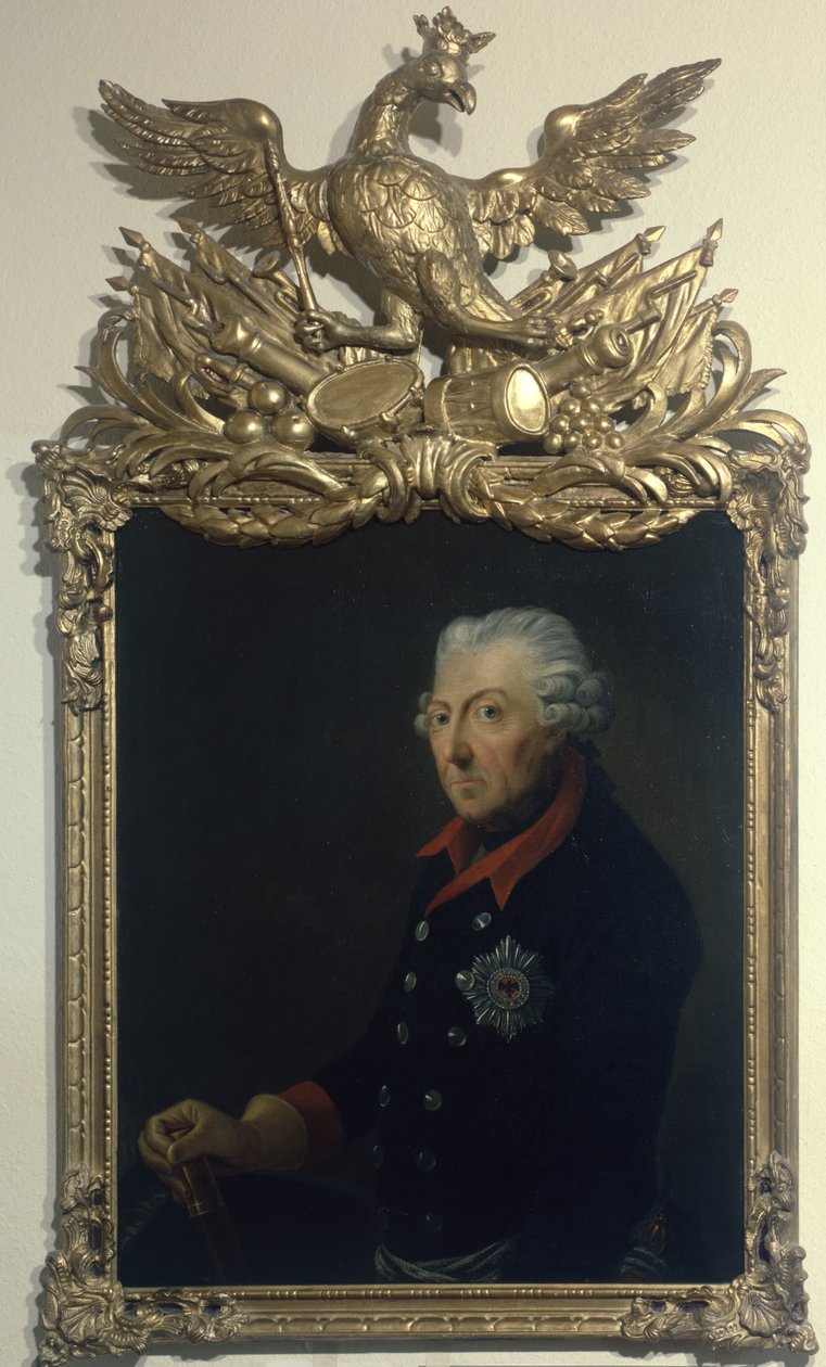 Fredrik II av Preussen av J.H.C. Franke