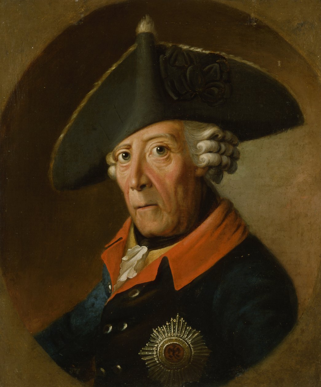 Fredrik II den store av Preussen, av J.H.C. Franke