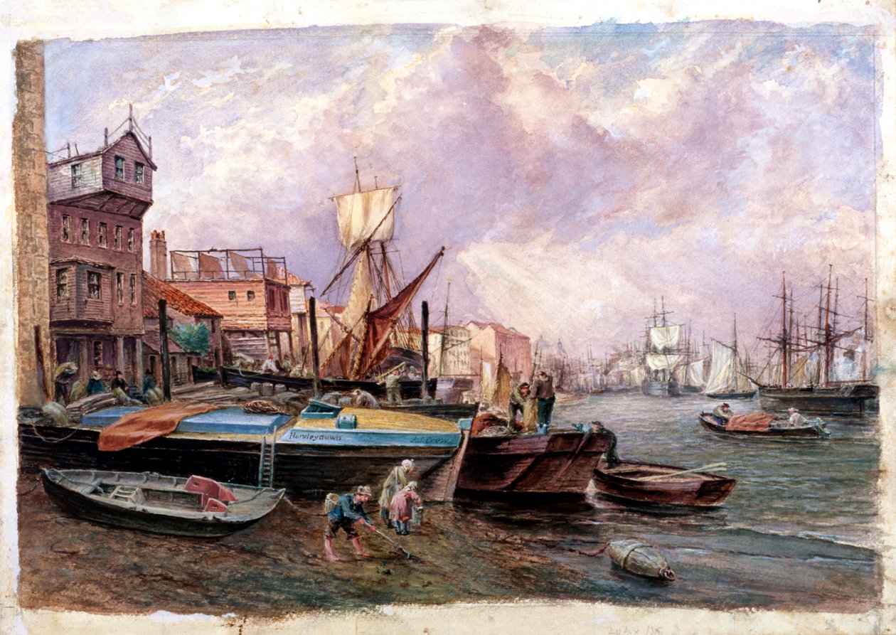 Horsleydown, Bermondsey, London, c1850 av JJ Crew