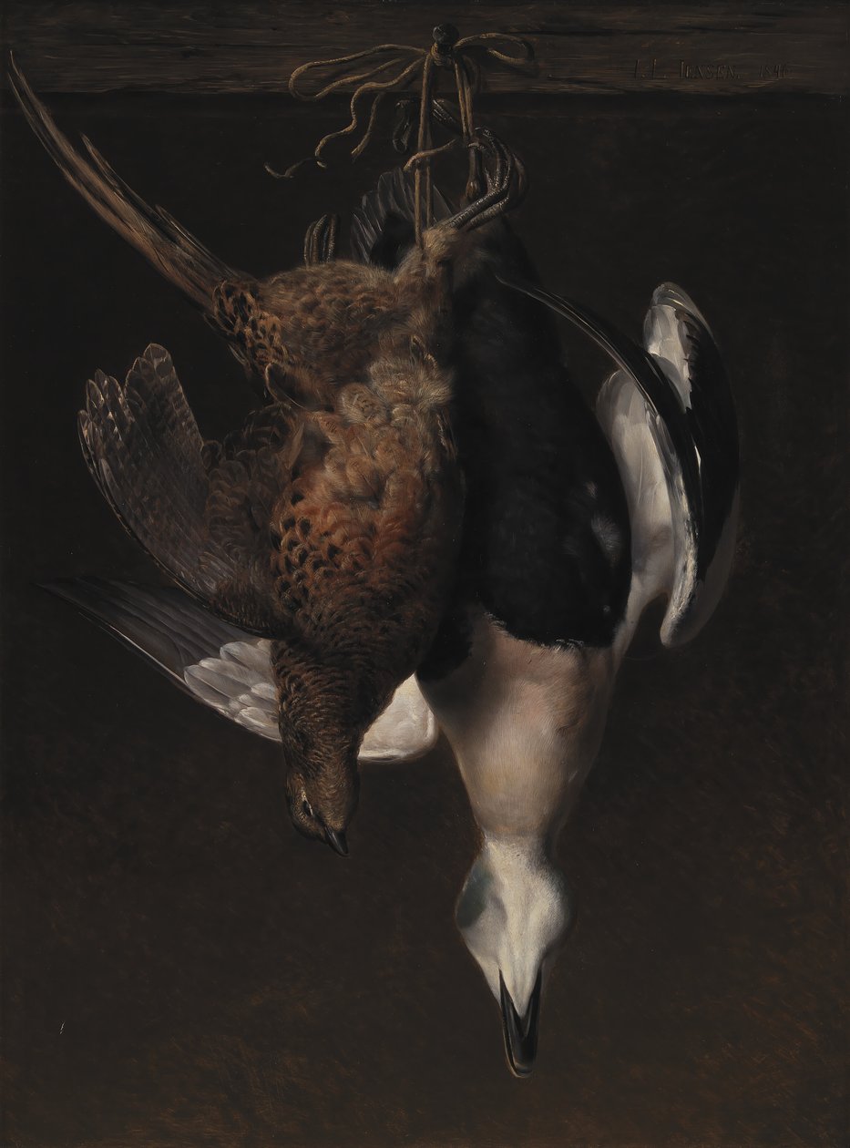 Spill. En fasan og en ærfugl av J.L. Jensen