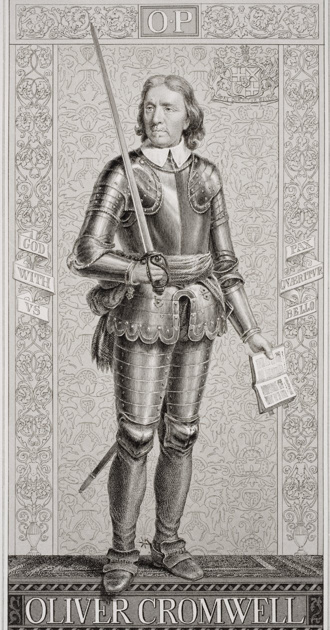 Oliver Cromwell (1599-1658) fra 