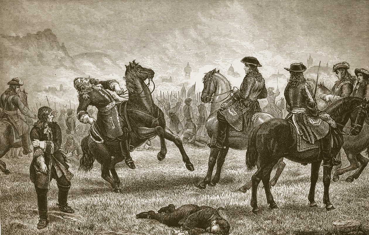 William III ved beleiringen av Namur, gravert av Butterworth og Heath av J.M.L. Ralston