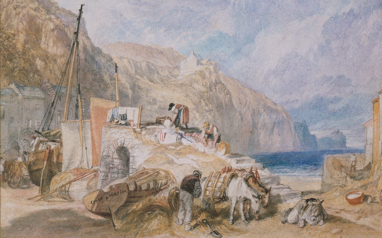 Combe Martin, Devonshire, c1824 av Joseph Mallord William Turner