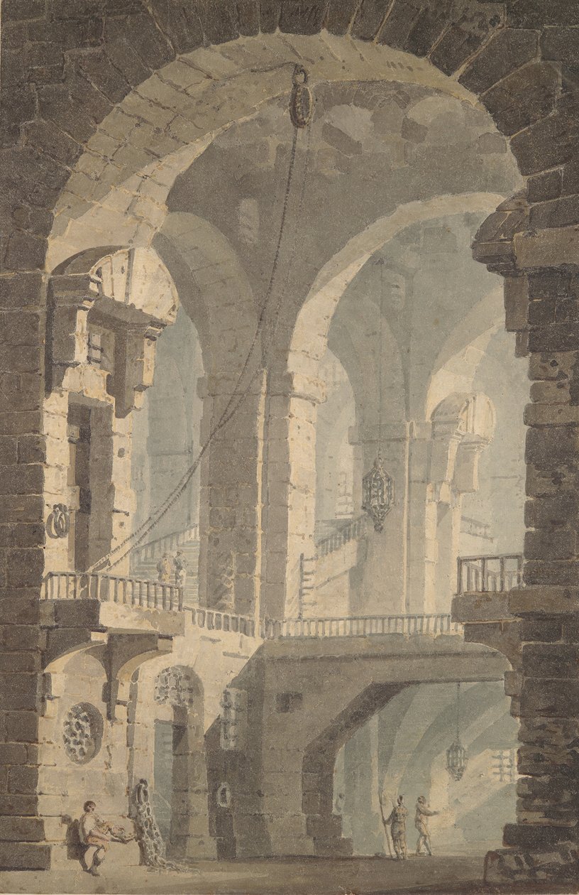 Mørkt fengsel Mørkt fengsel, 1790-99. av Joseph Mallord William Turner