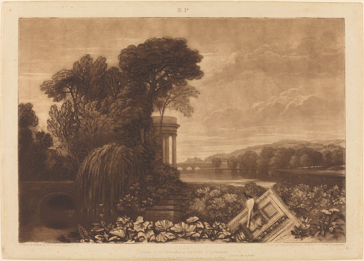 Isis, utgitt 1819. av Joseph Mallord William Turner