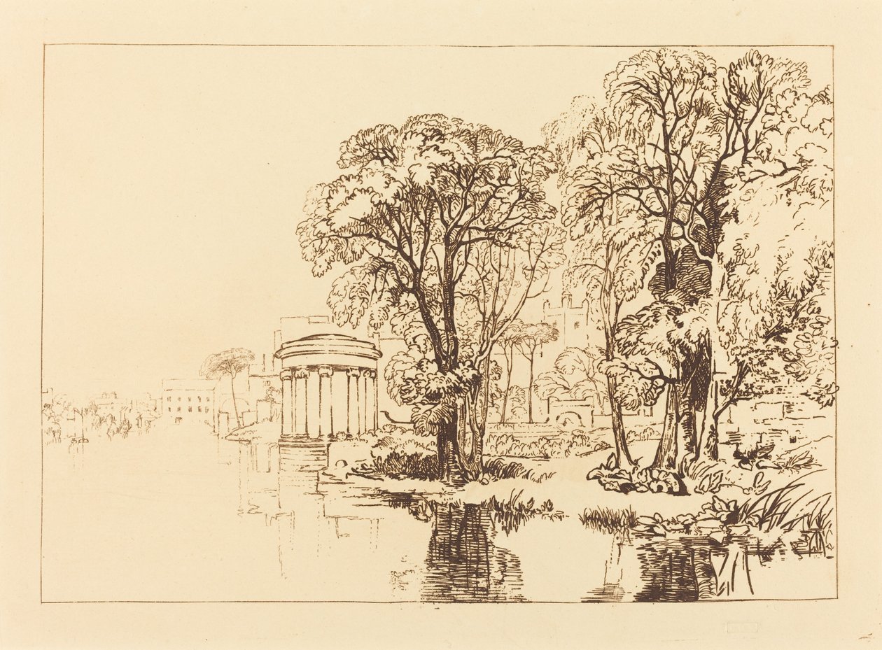 Isleworth, utgitt 1819. av Joseph Mallord William Turner
