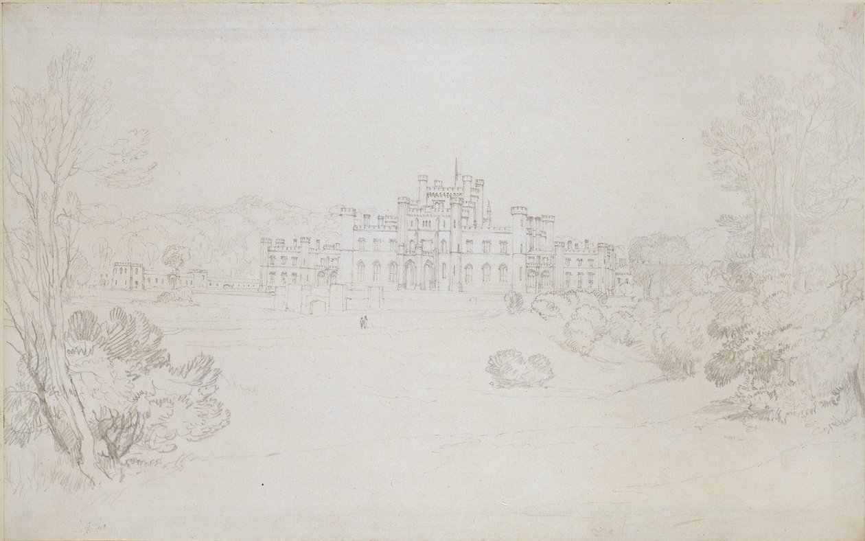 Lowther Castle, 1809 av Joseph Mallord William Turner