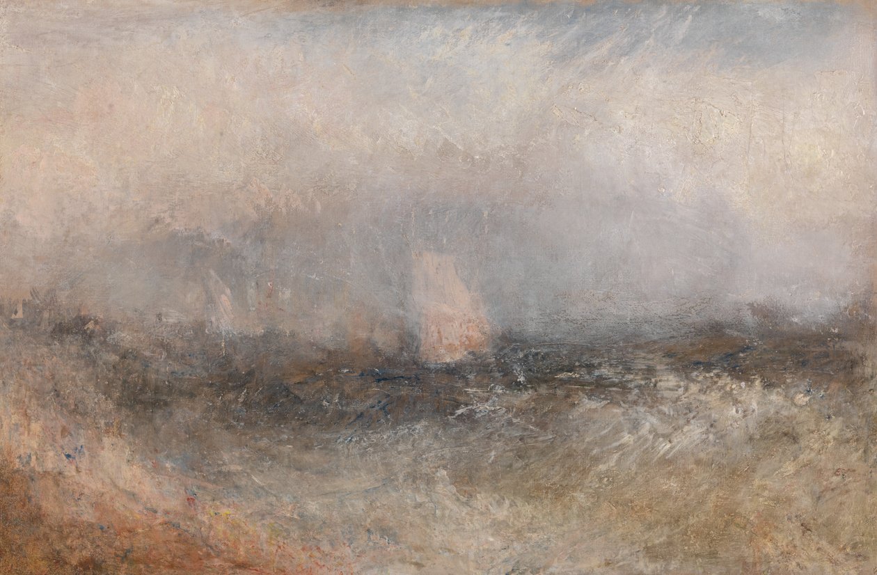 Off the Nore, mellom 1840 og 1845. av Joseph Mallord William Turner