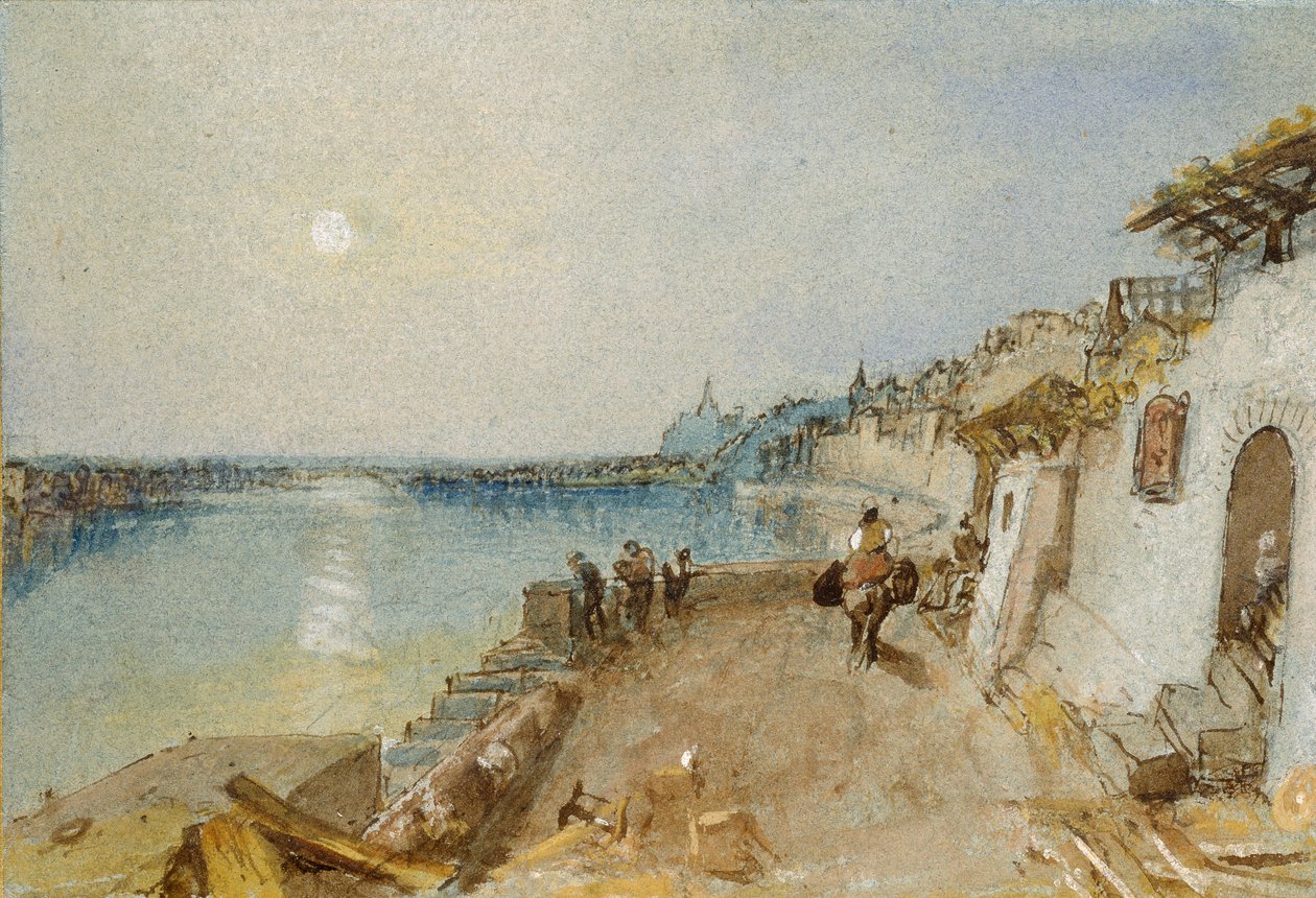 Rietz, nær Saumur, c1830 av Joseph Mallord William Turner