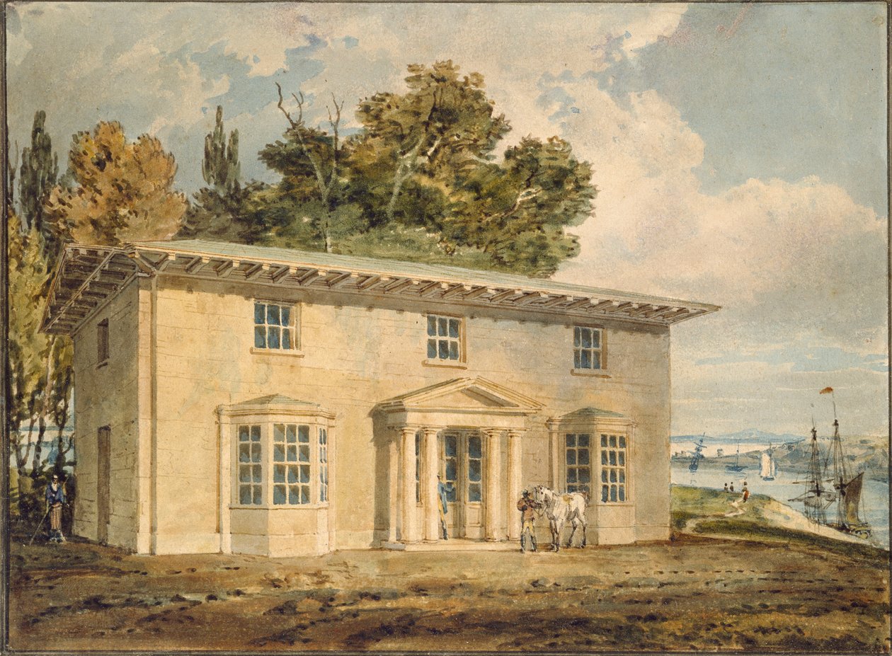The Penrhyn Arms ved Port Penrhyn, c1797-1798 av Joseph Mallord William Turner