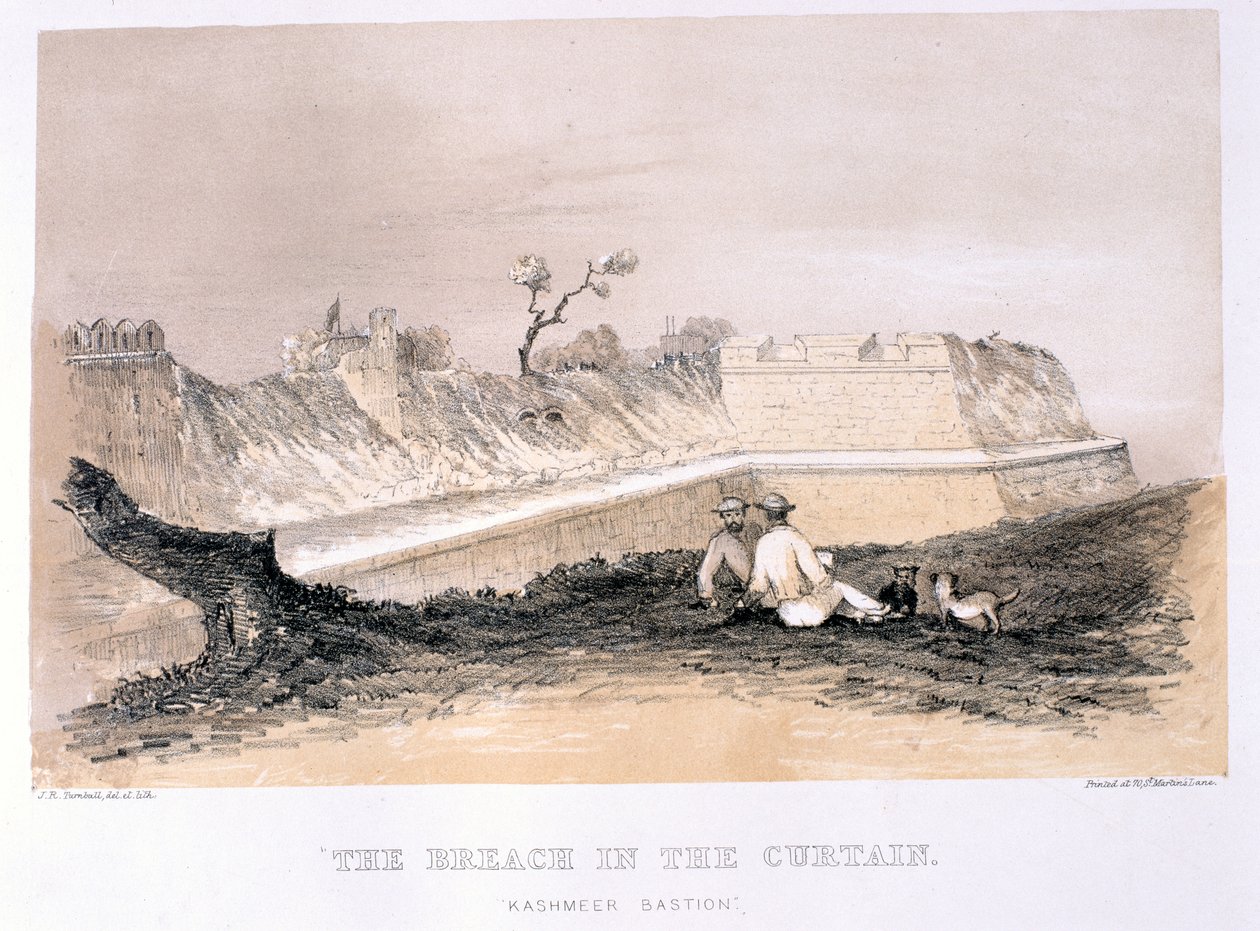 The Breach in the Curtain, utgitt av T. McLean, 1858 av J.R. Turnbull