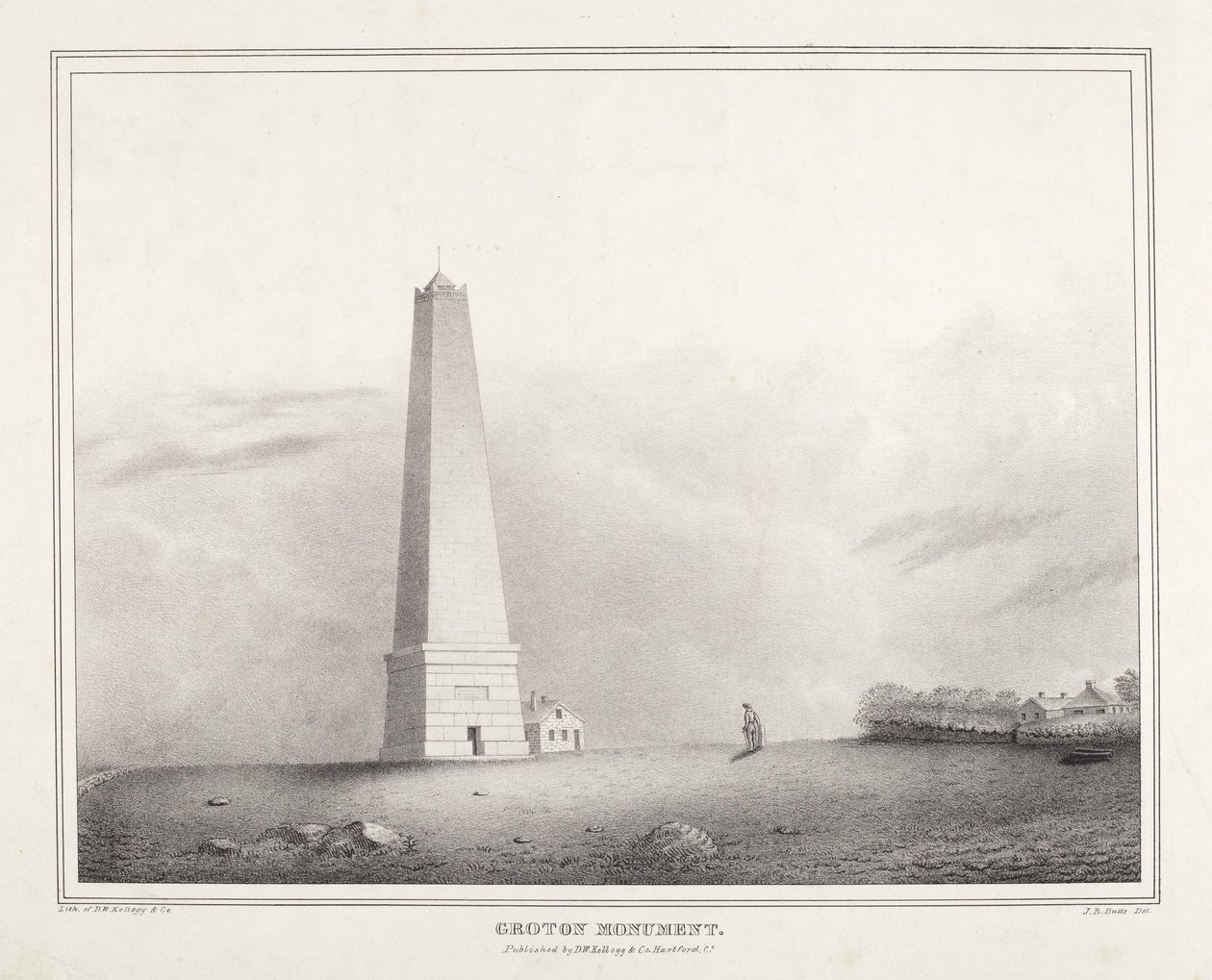 Groton-monumentet av J.R. Butts