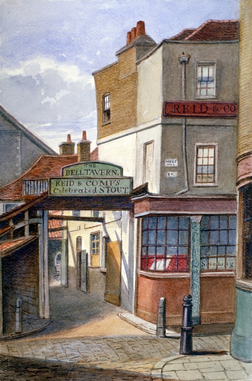 Bell Tavern, Addle Hill, London, 1868 av JT Wilson