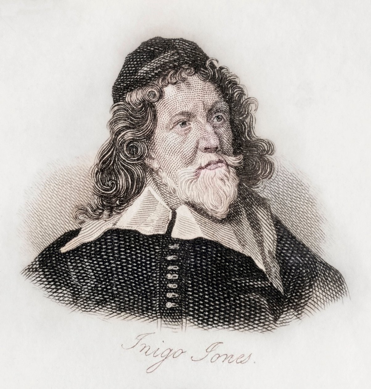 Inigo Jones (gravering) av J.W. Cook