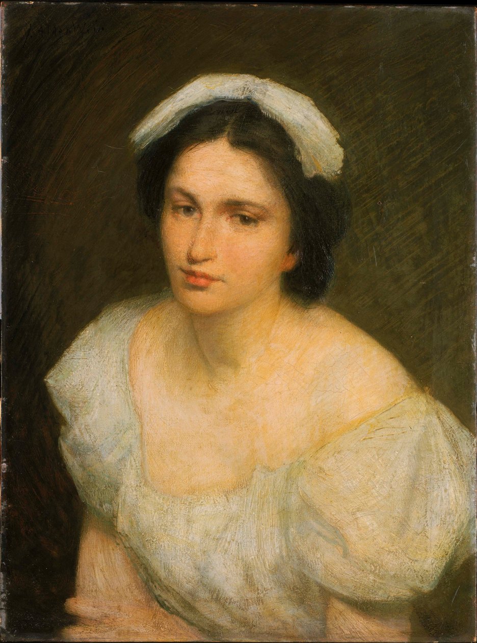 En alsassisk jente av J. Alden Weir